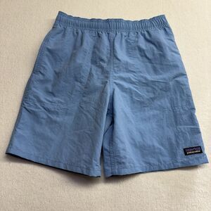 Patagonia Baggies Shorts Lined Light Blue Kids Medium
